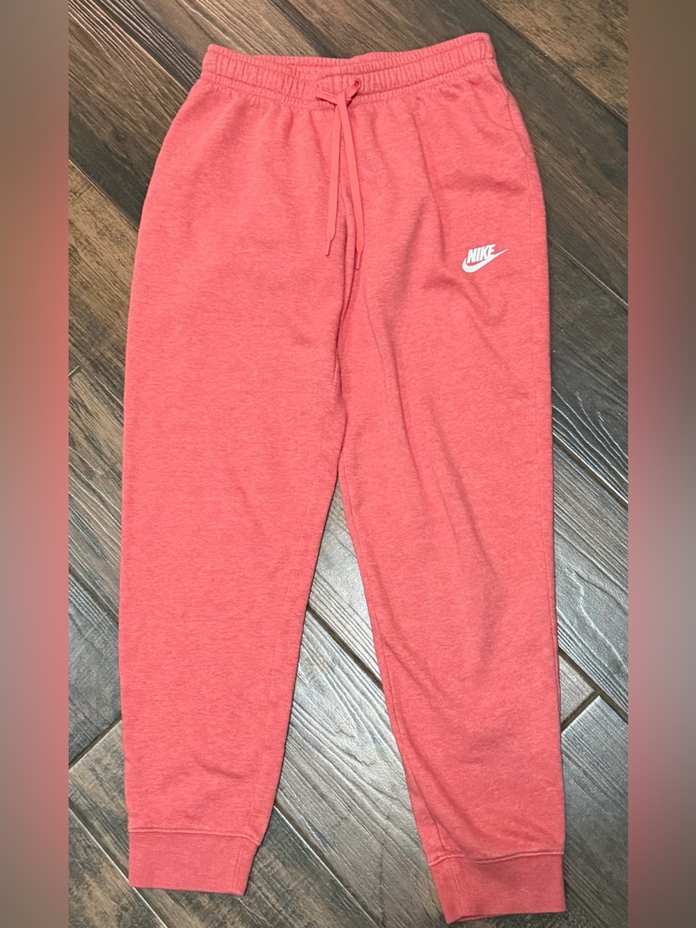 Nike Coral Pink Fleece Joggers Sz S